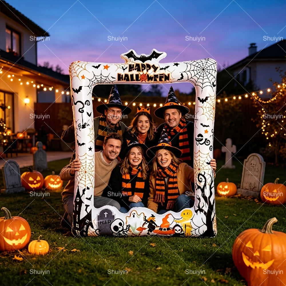 Haunted House Photo Booth Frame
