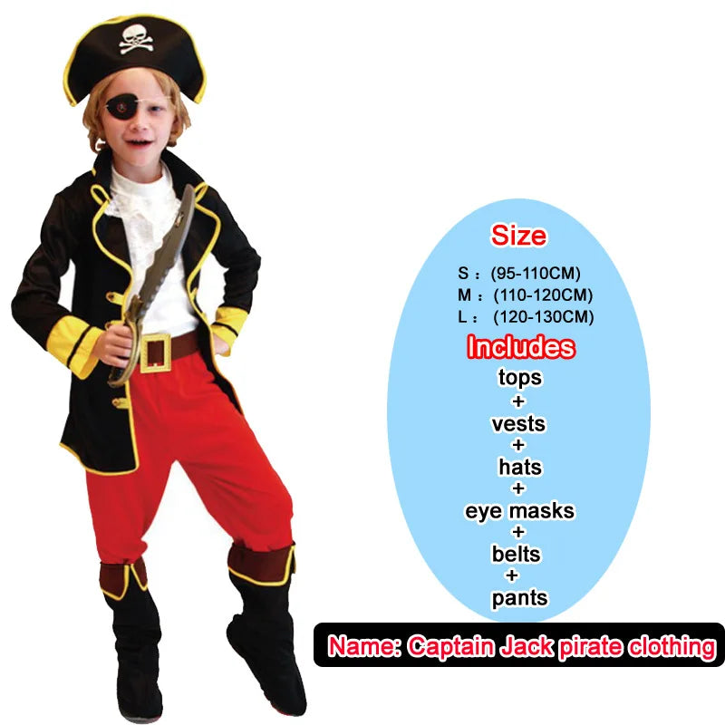 Kids Pirate Captain Costume