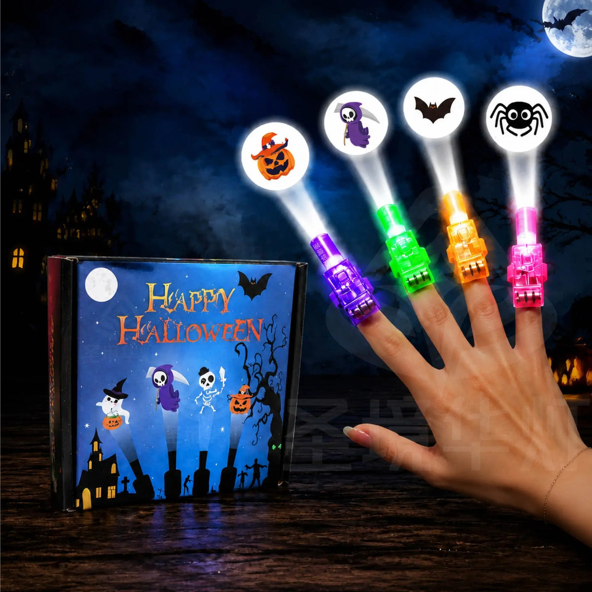 Ghost Glow Finger Lights (36 pcs)