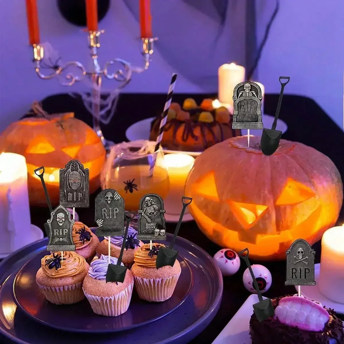 Graveyard Cupcake Toppers