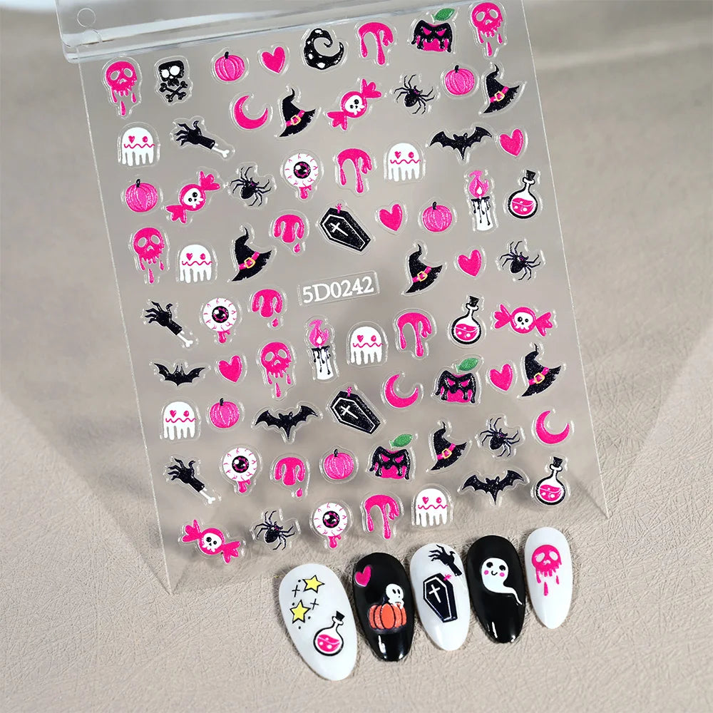 Halloween Nail Art Stickers