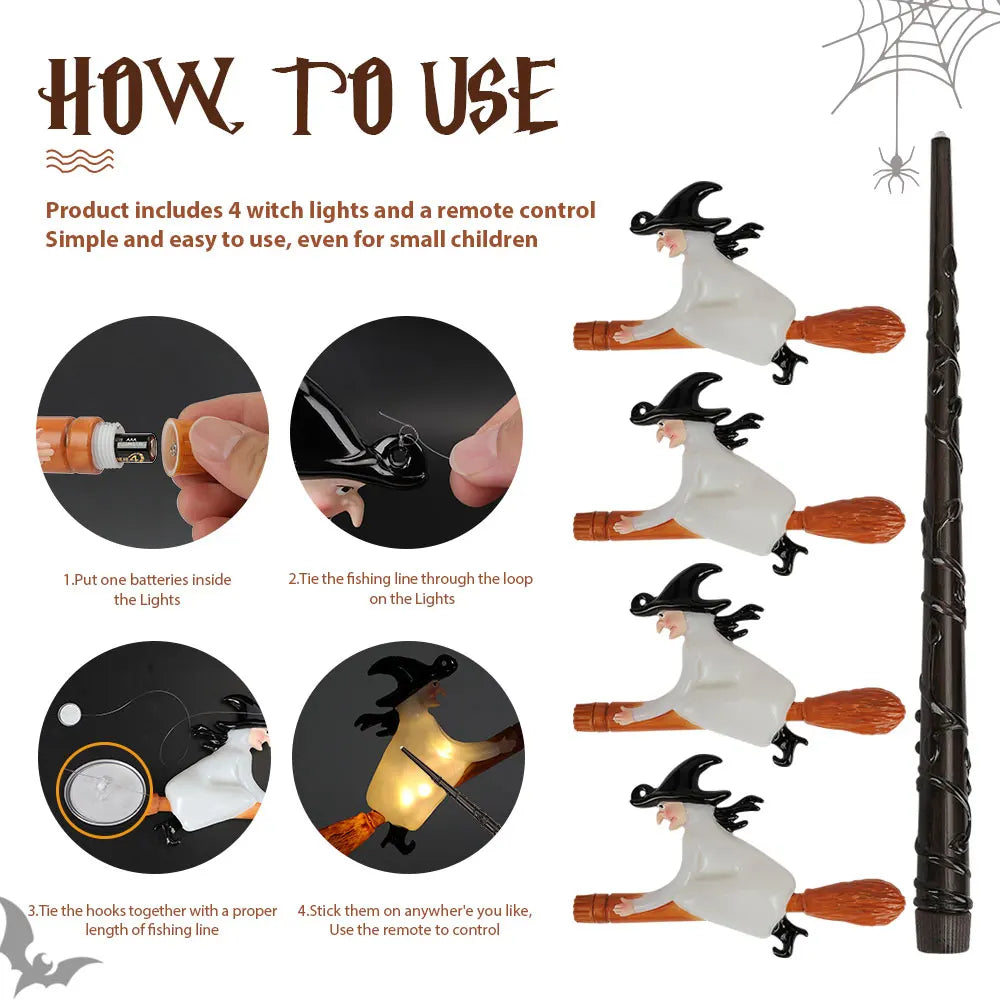 Enchanted Floating Candles (12 pcs + Wand)