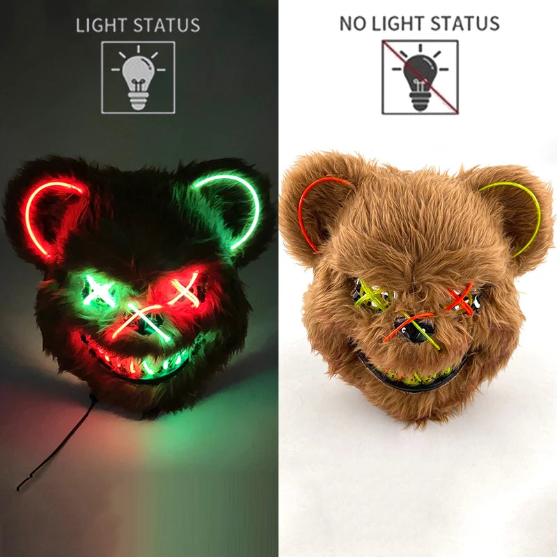 Bloody Bunny & Bear LED Mask
