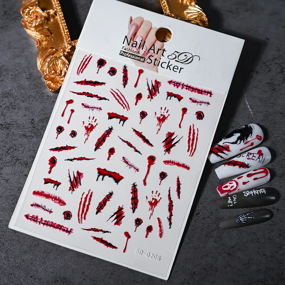 Halloween Nail Art Stickers