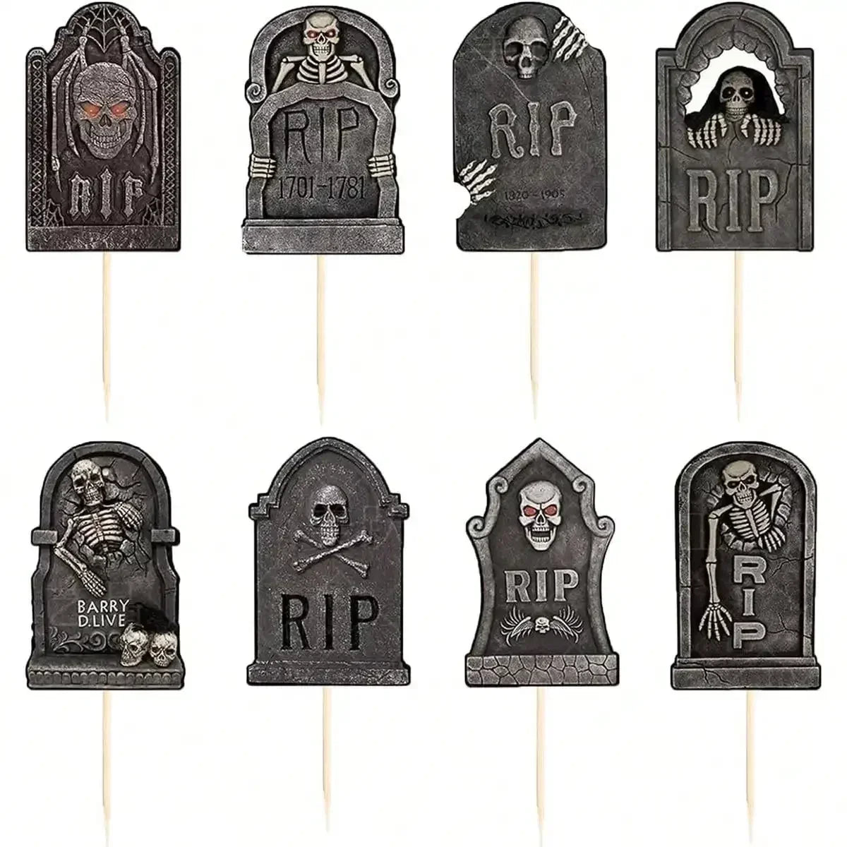 Graveyard Cupcake Toppers