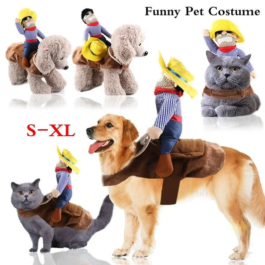 Cowboy Rider Pet Costume
