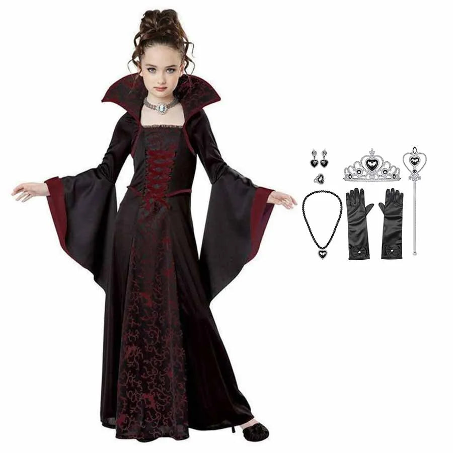 Vampire Queen Kids Costume