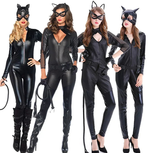 Black Cat Catsuit Costume