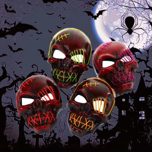 Glowing Skull LED Mask