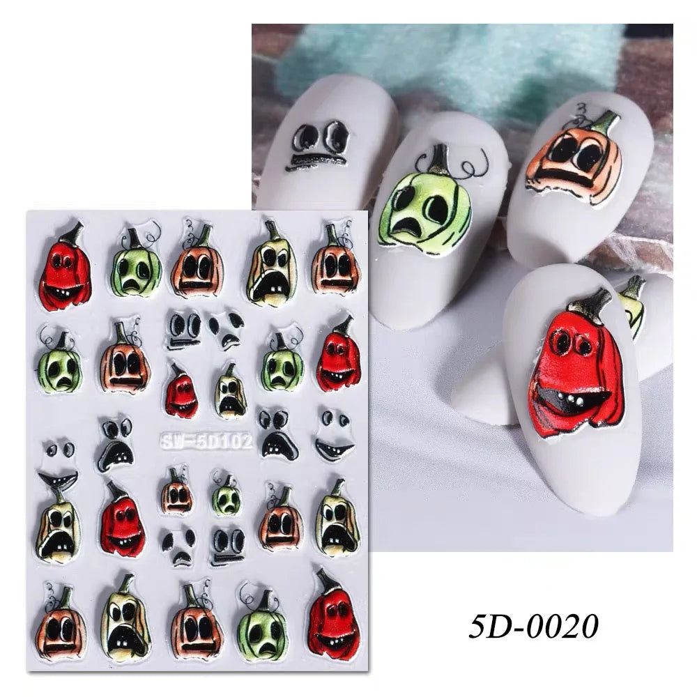 Halloween Nail Art Stickers