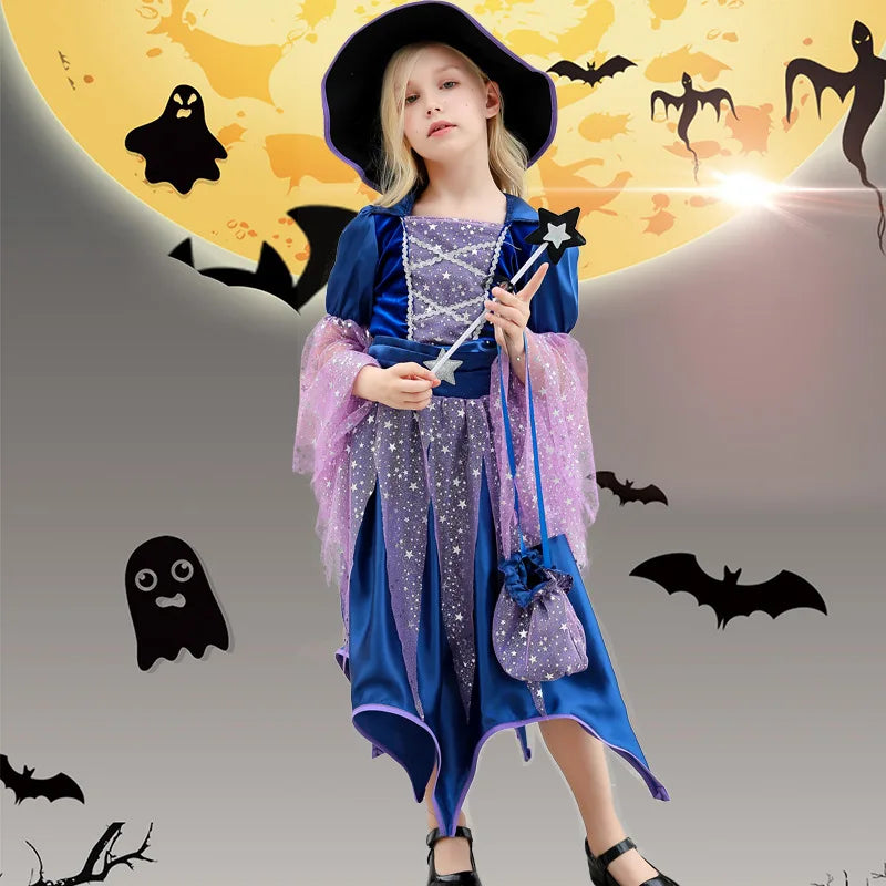 Starry Witch Girls Costume Set