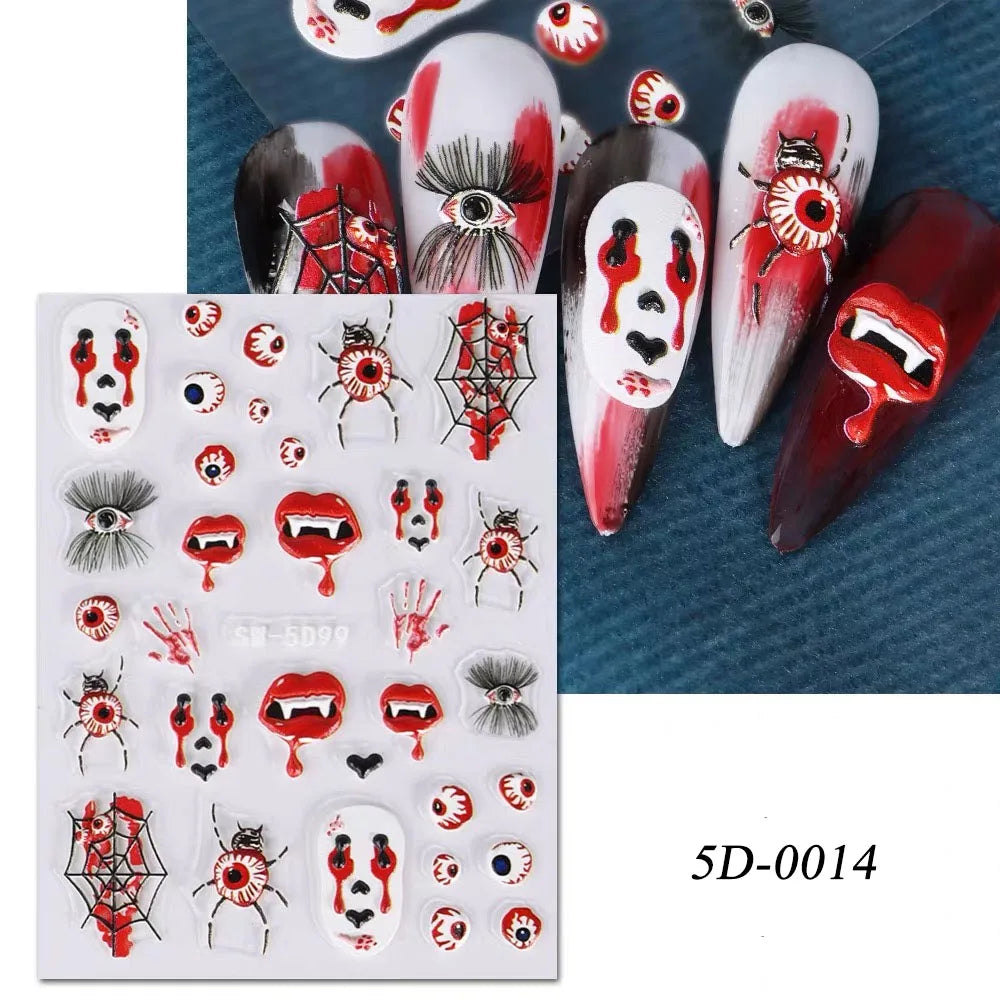 Halloween Nail Art Stickers