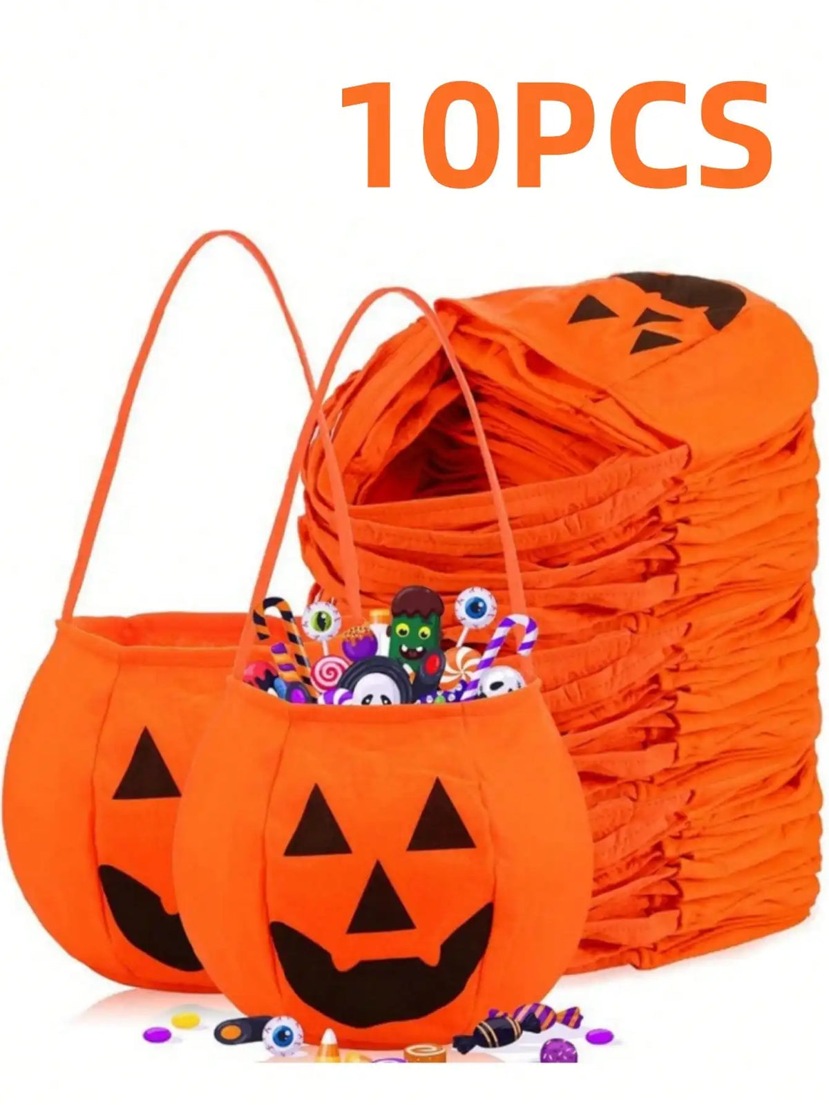 Jack-o'-Lantern Candy Bags