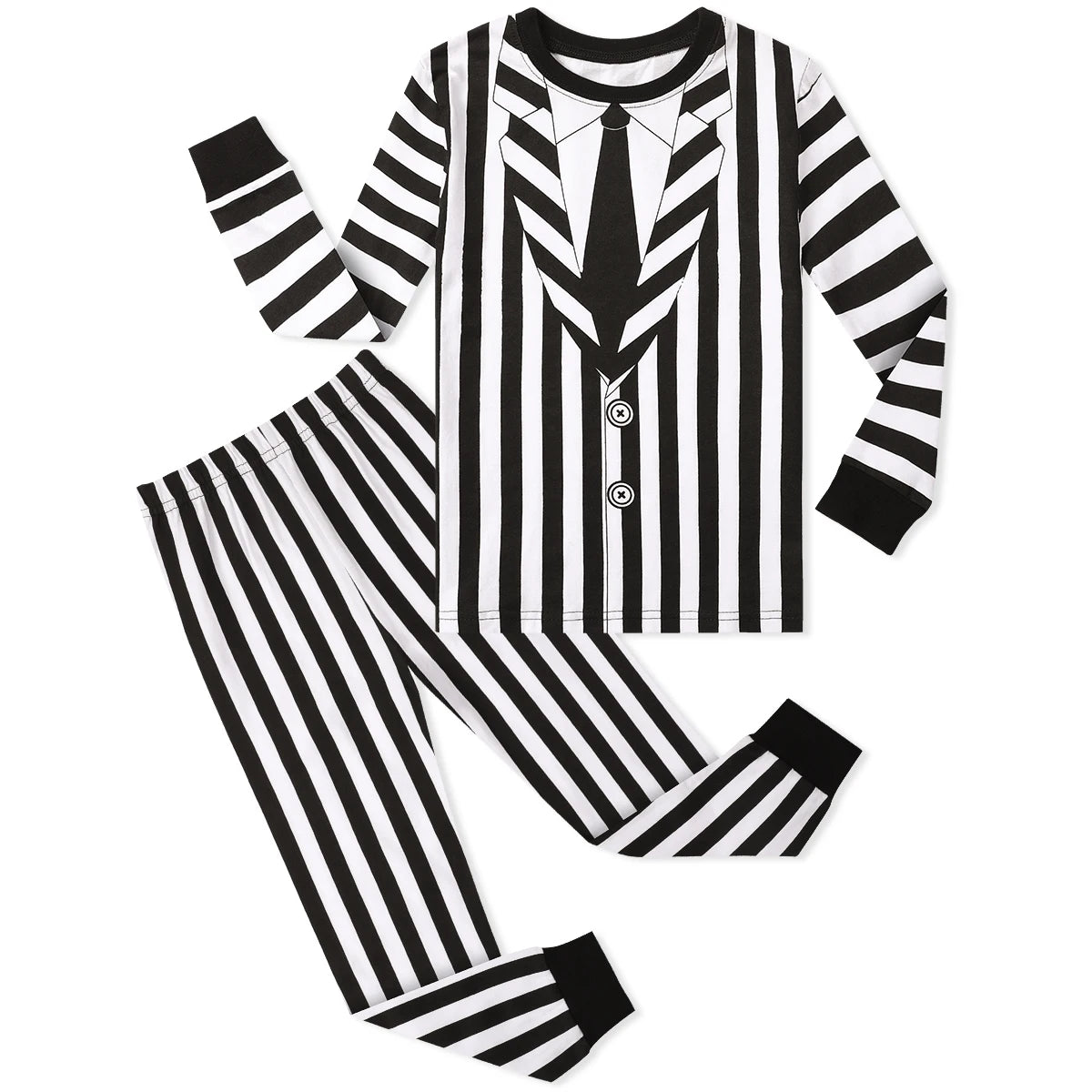 Glow Skeleton Kids Costume Pajamas
