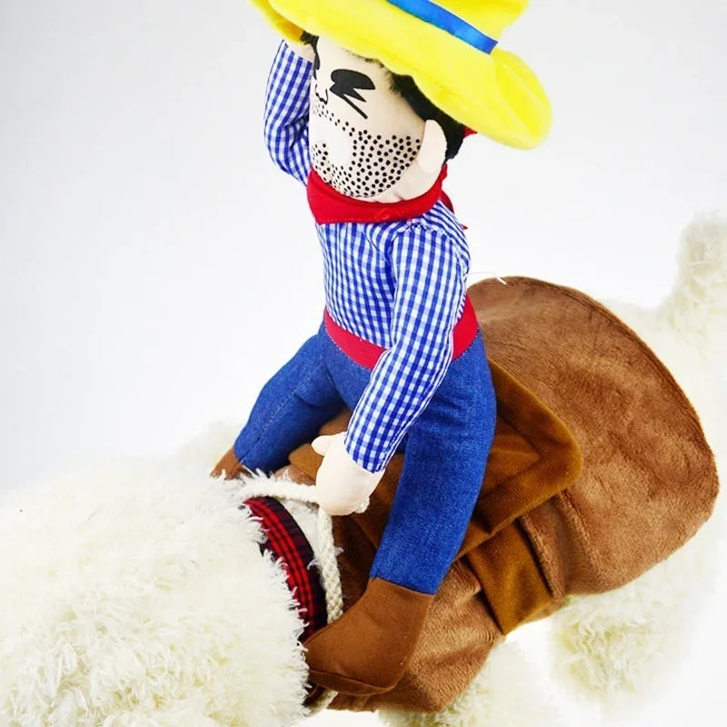 Cowboy Rider Pet Costume