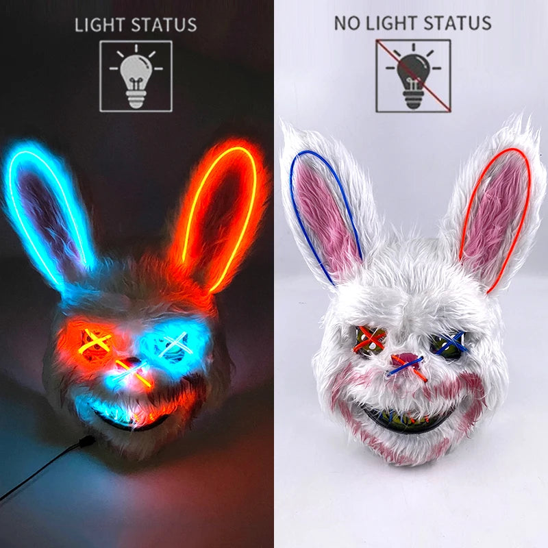 Bloody Bunny & Bear LED Mask