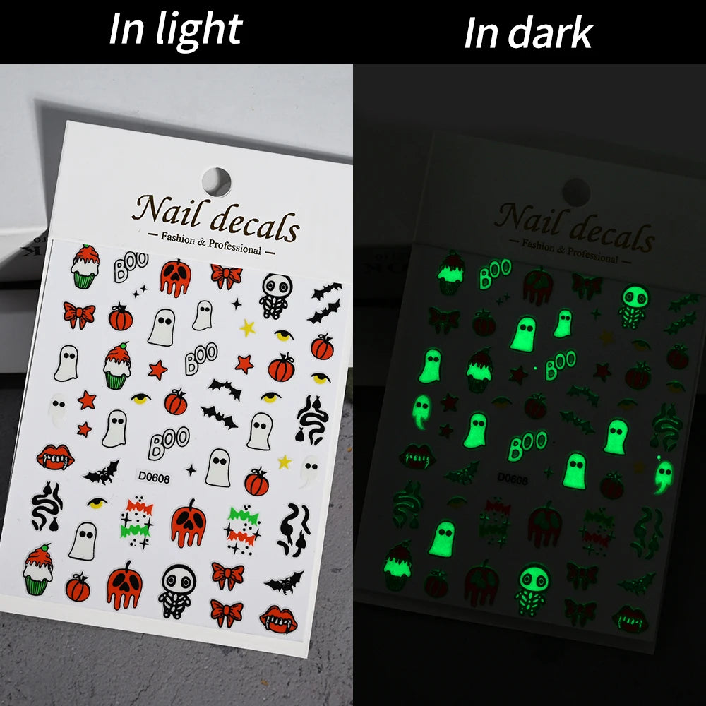 Halloween Nail Art Stickers