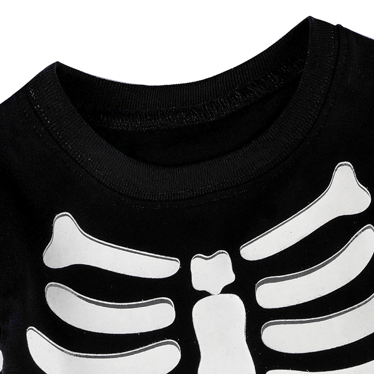 Glow Skeleton Kids Costume Pajamas