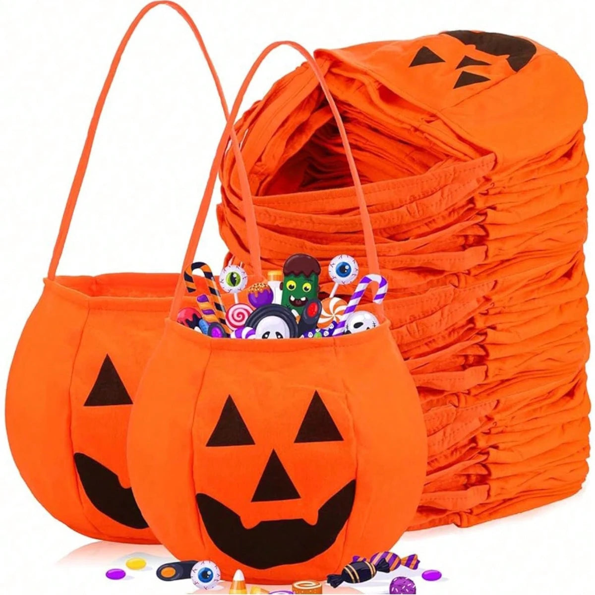 Jack-o'-Lantern Candy Bags