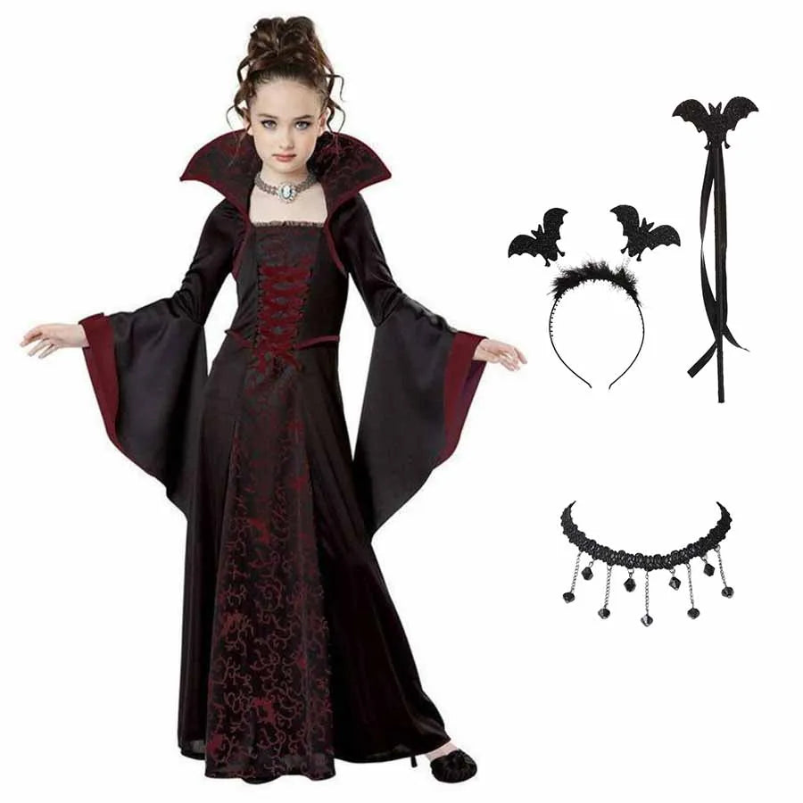 Vampire Queen Kids Costume