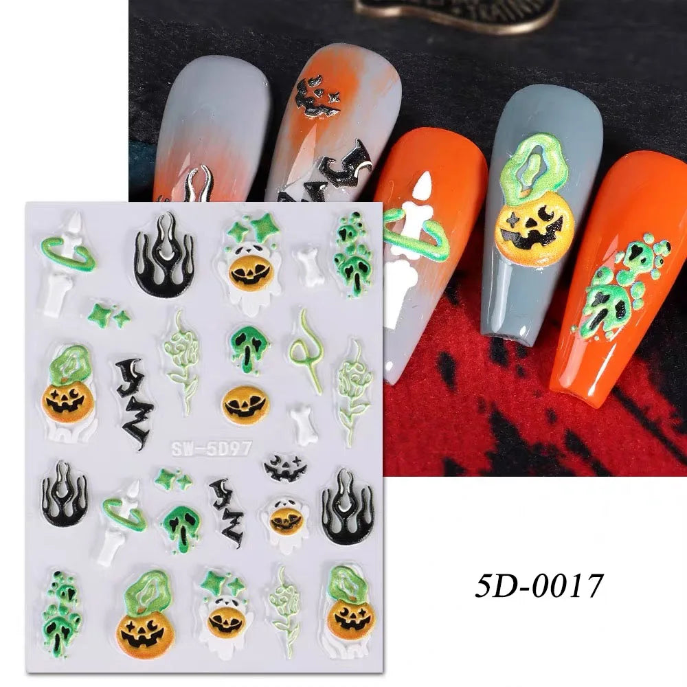 Halloween Nail Art Stickers