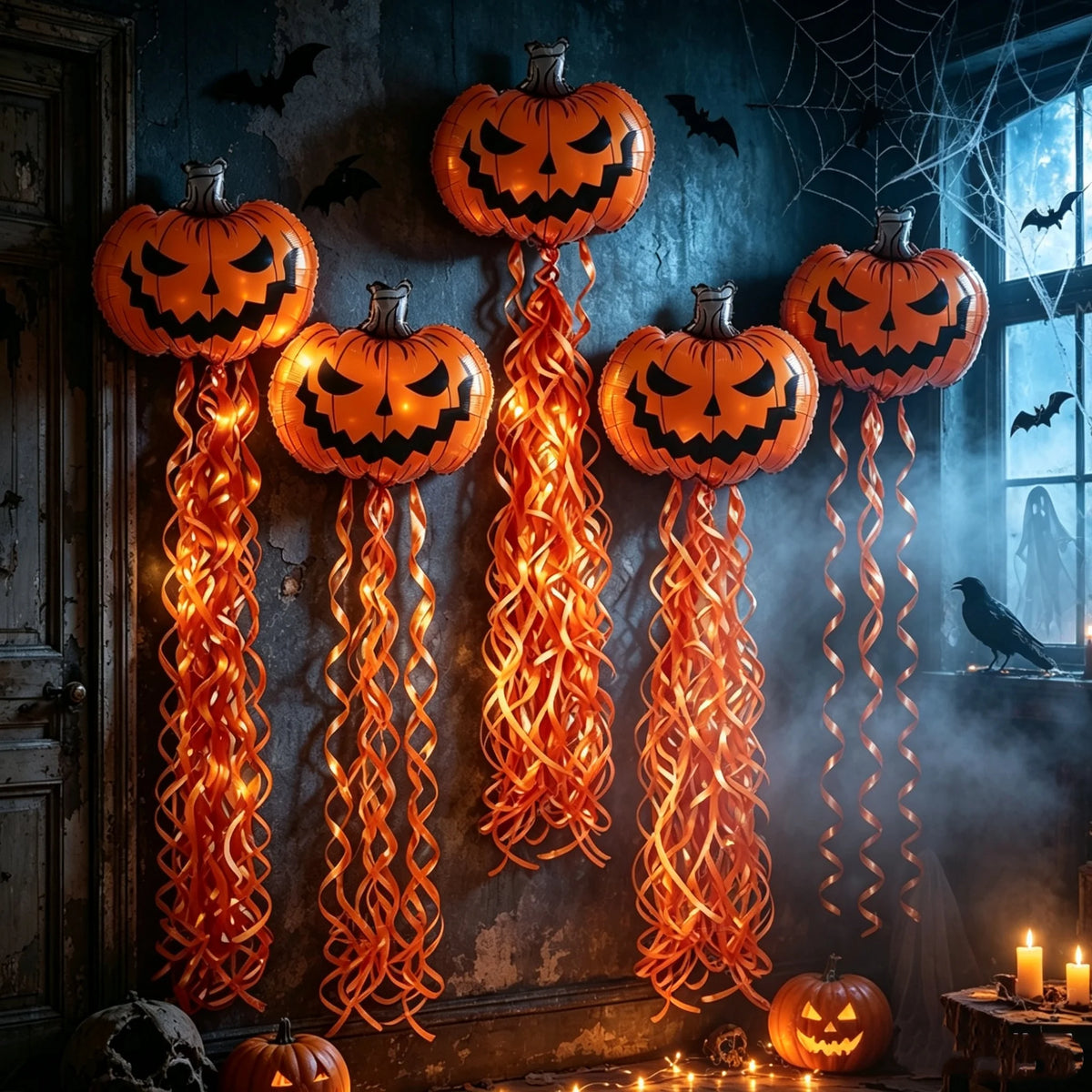 Wicked Pumpkin Balloon Kit (7 pcs)