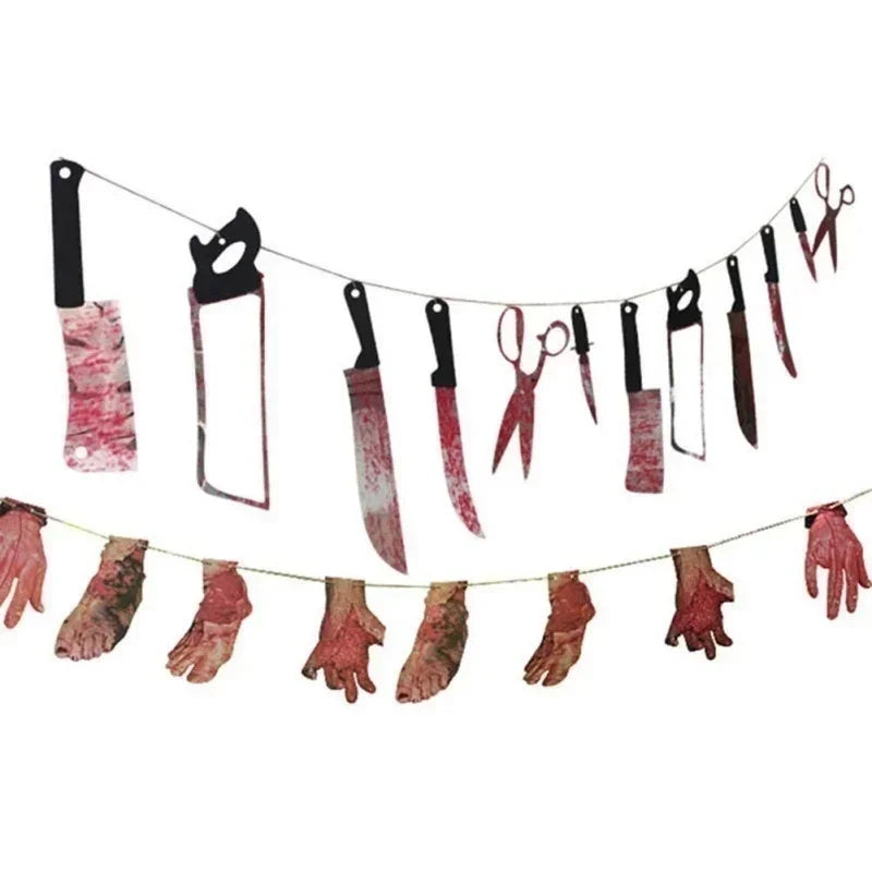 Blood-Soaked Weapons Garland