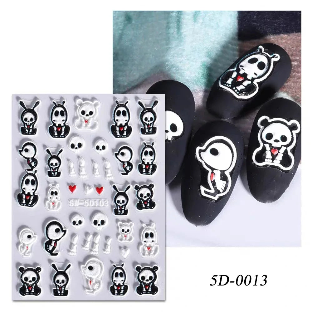 Halloween Nail Art Stickers