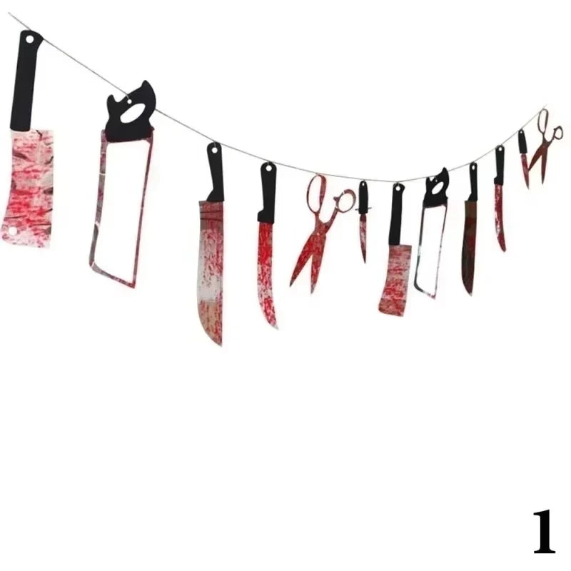 Blood-Soaked Weapons Garland