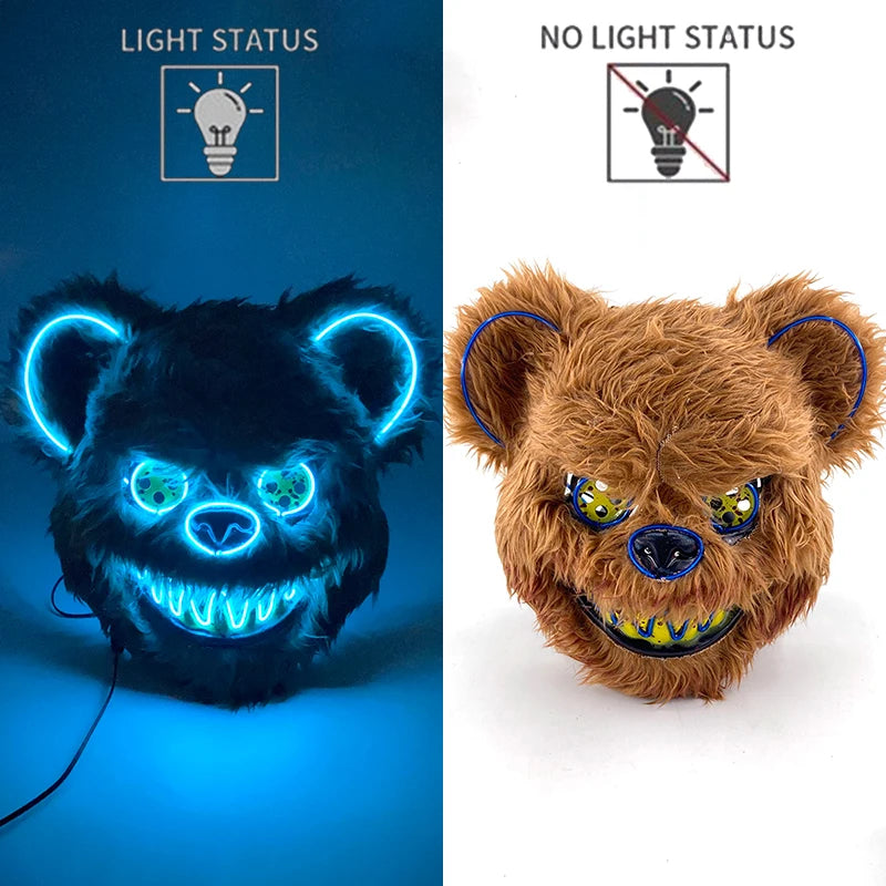 Bloody Bunny & Bear LED Mask