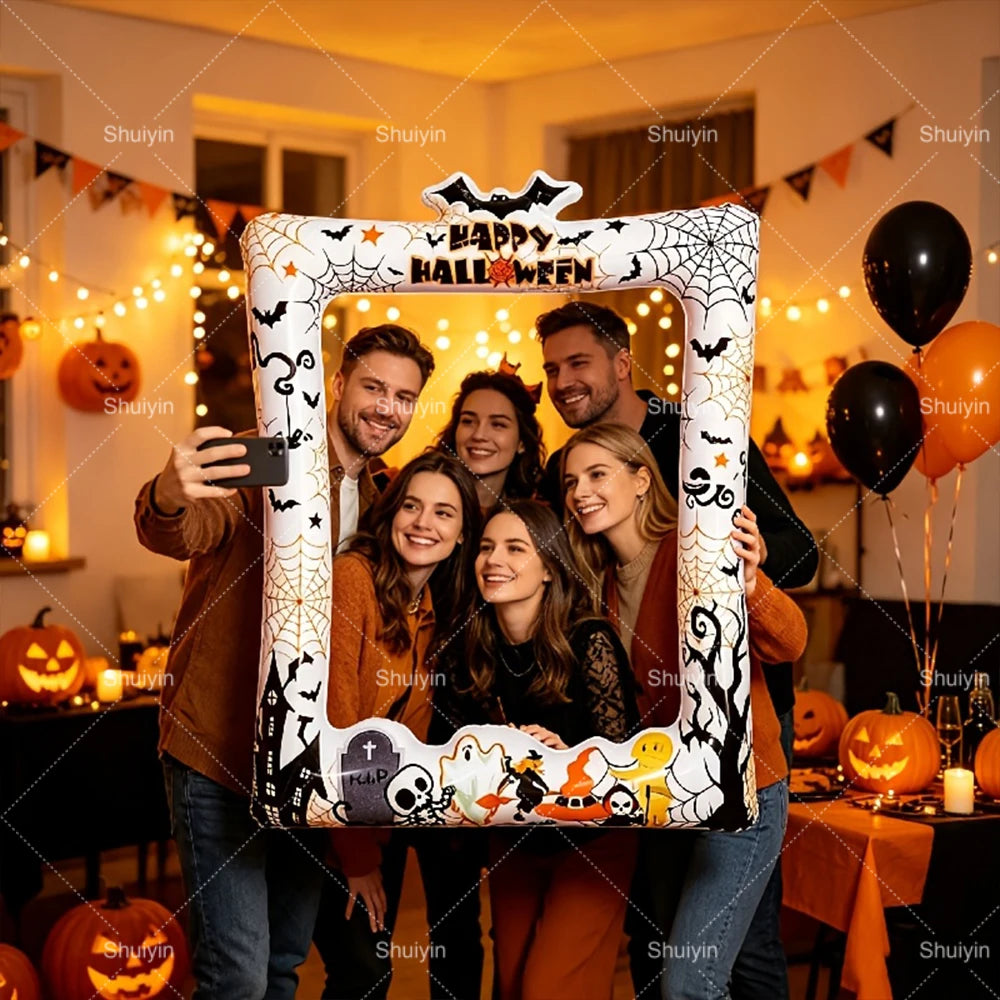 Haunted House Photo Booth Frame