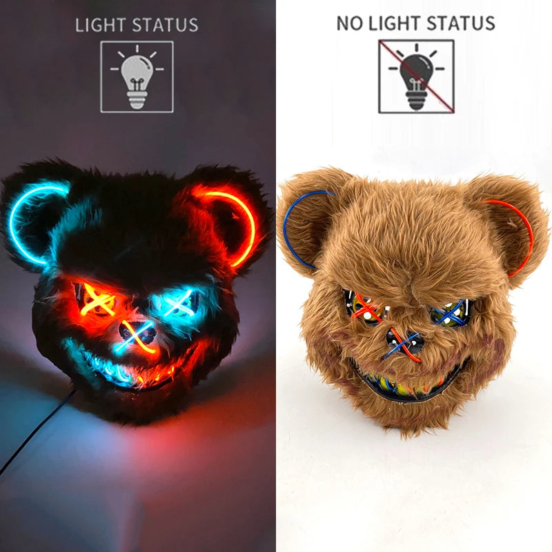 Bloody Bunny & Bear LED Mask