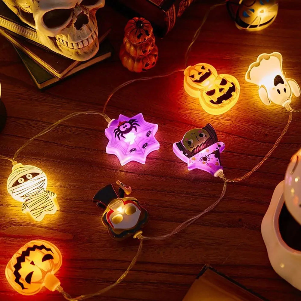 Pumpkin & Ghost Lantern Lights