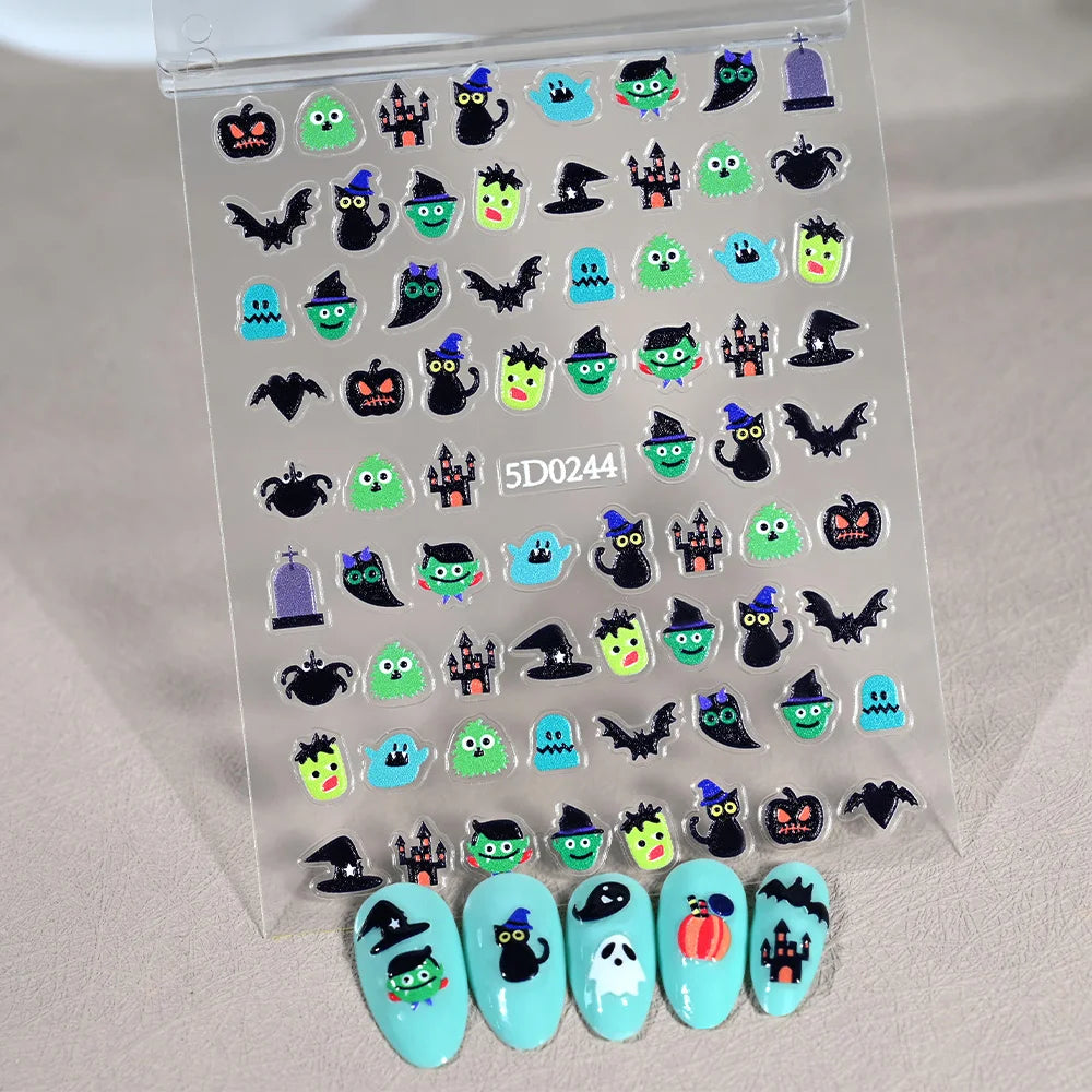 Halloween Nail Art Stickers