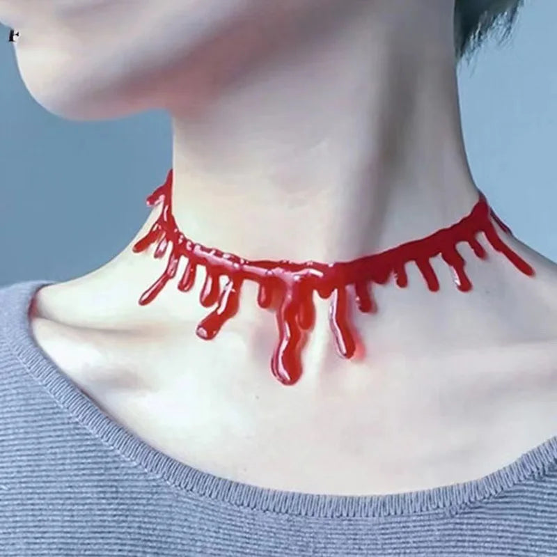 Bleeding Choker Necklace
