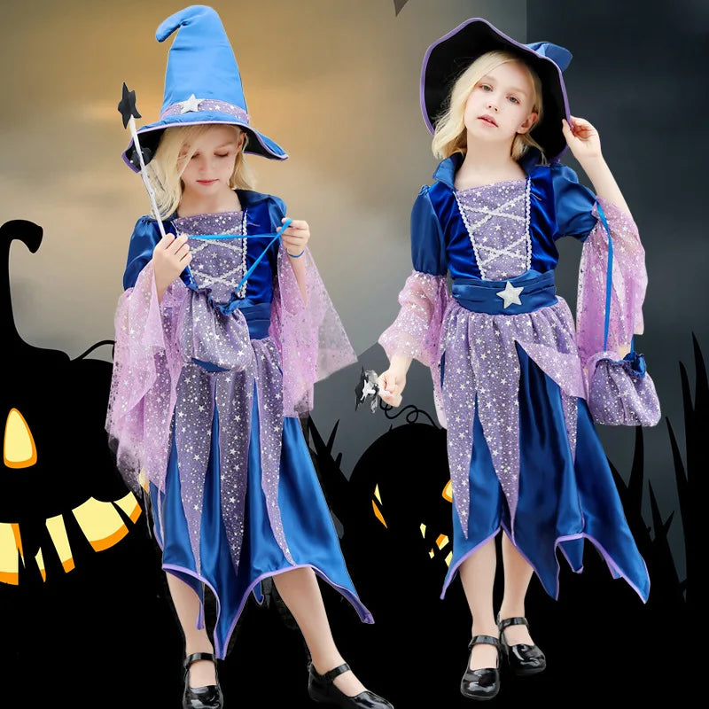 Starry Witch Girls Costume Set