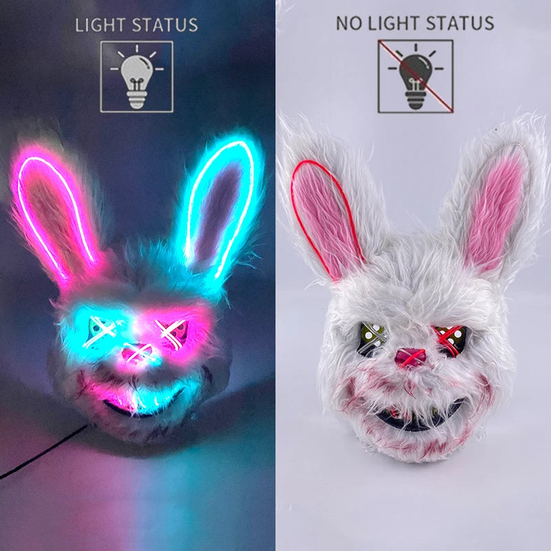 Bloody Bunny & Bear LED Mask