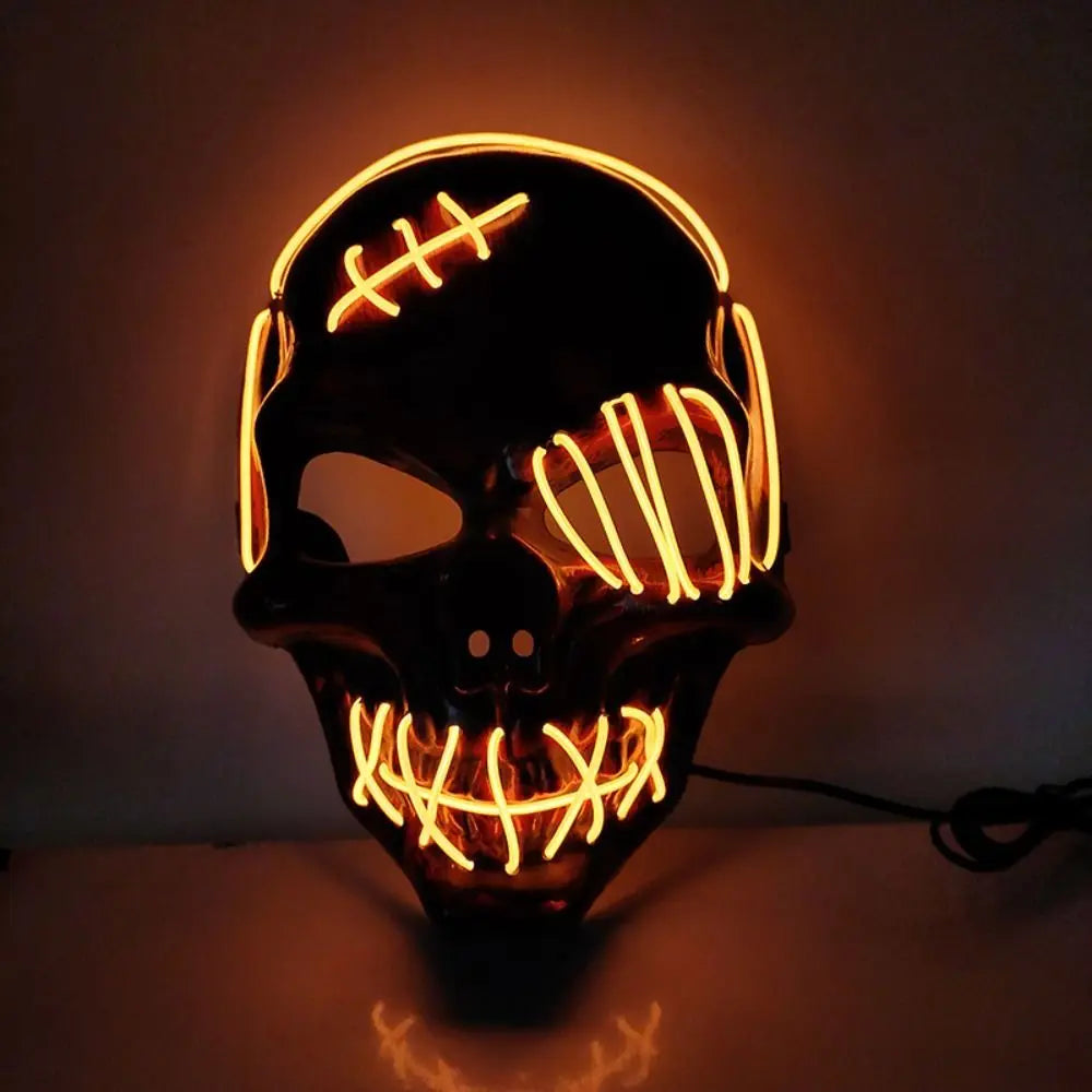 Glowing Skull LED Mask