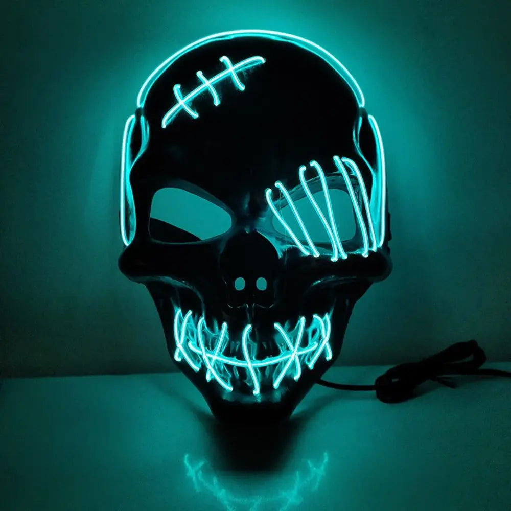 Glowing Skull LED Mask