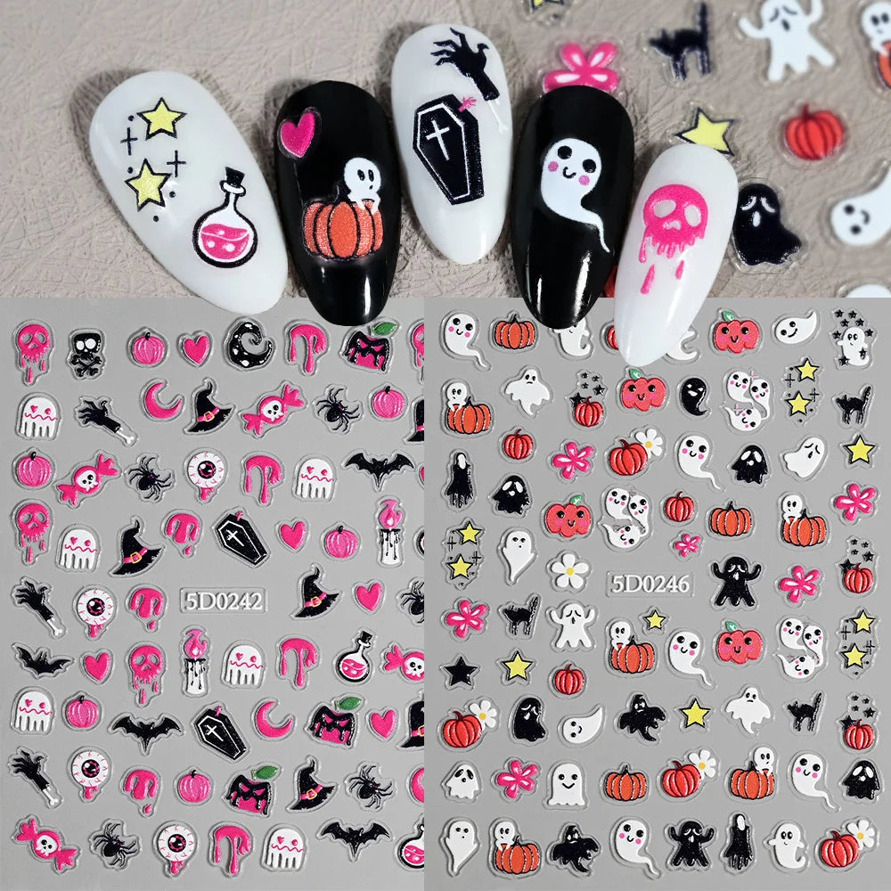 Halloween Nail Art Stickers