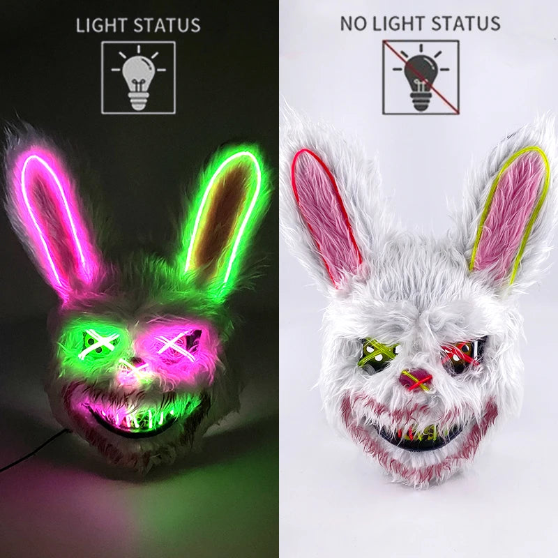Bloody Bunny & Bear LED Mask