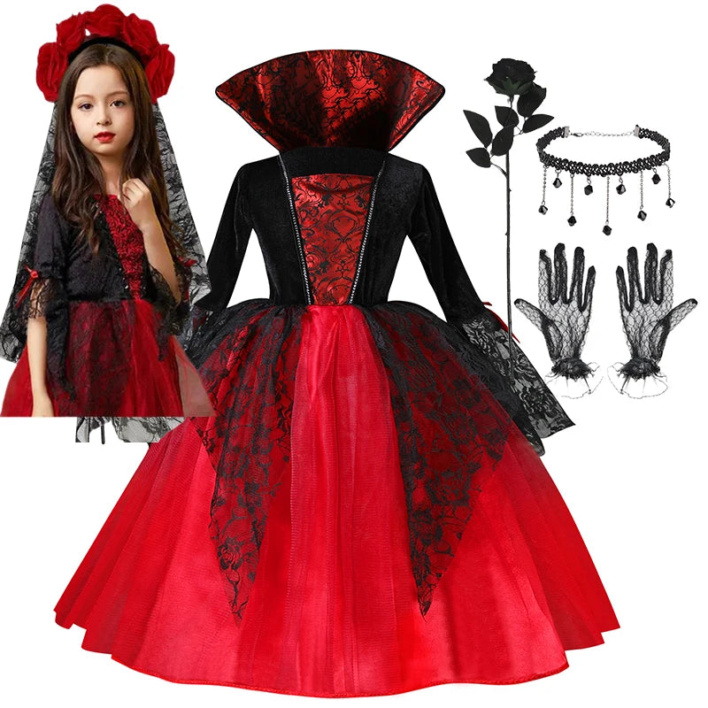 Vampire Princess Kids Costume