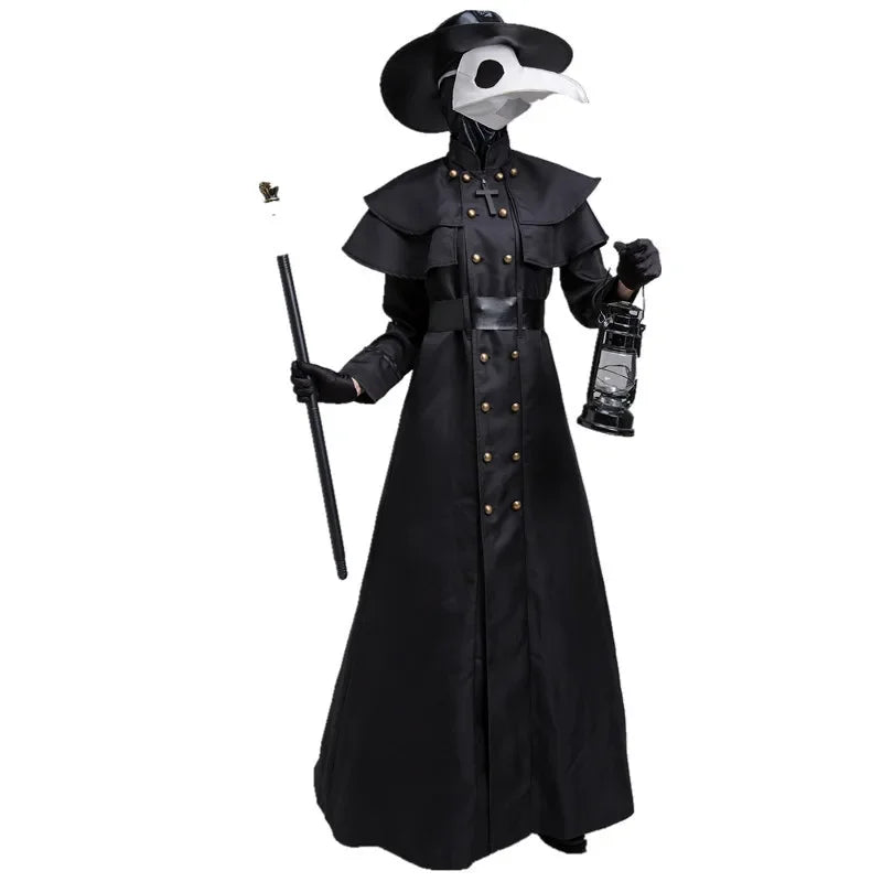 Plague Doctor Hooded Robe