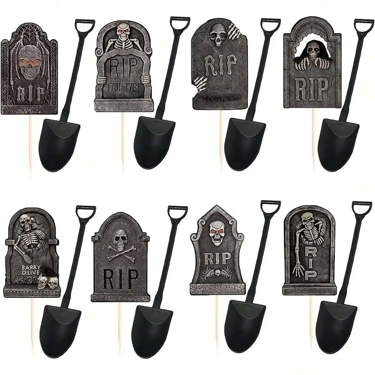 Graveyard Cupcake Toppers