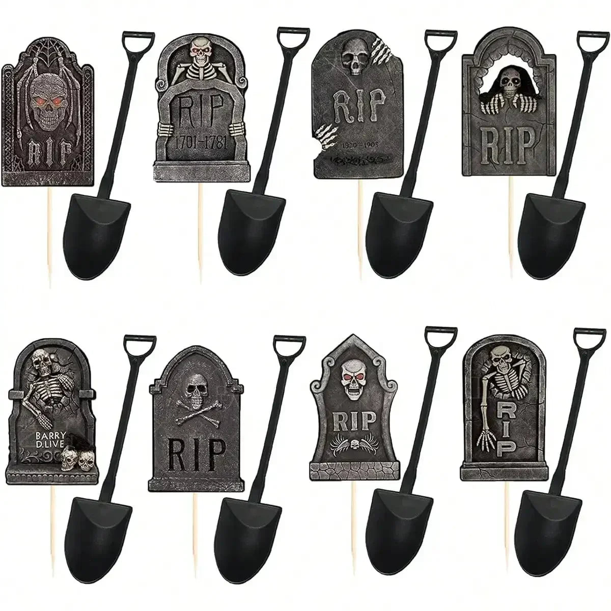 Graveyard Cupcake Toppers