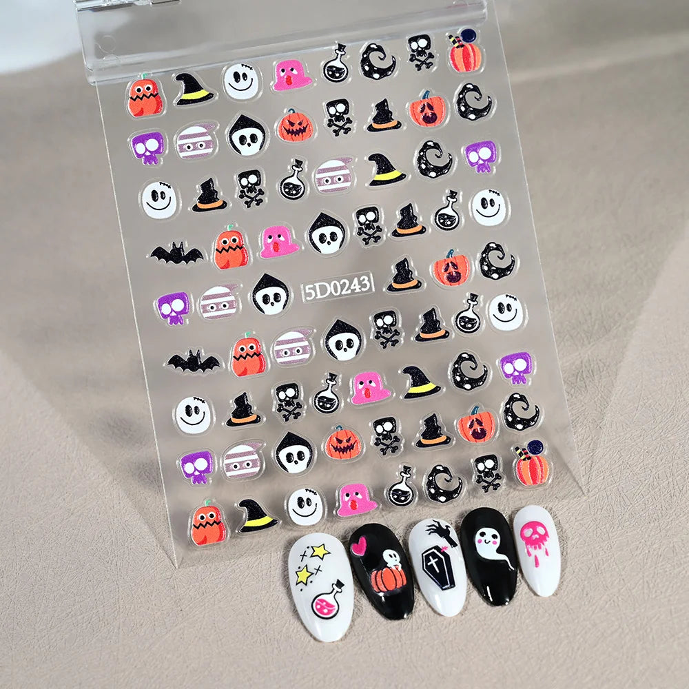 Halloween Nail Art Stickers