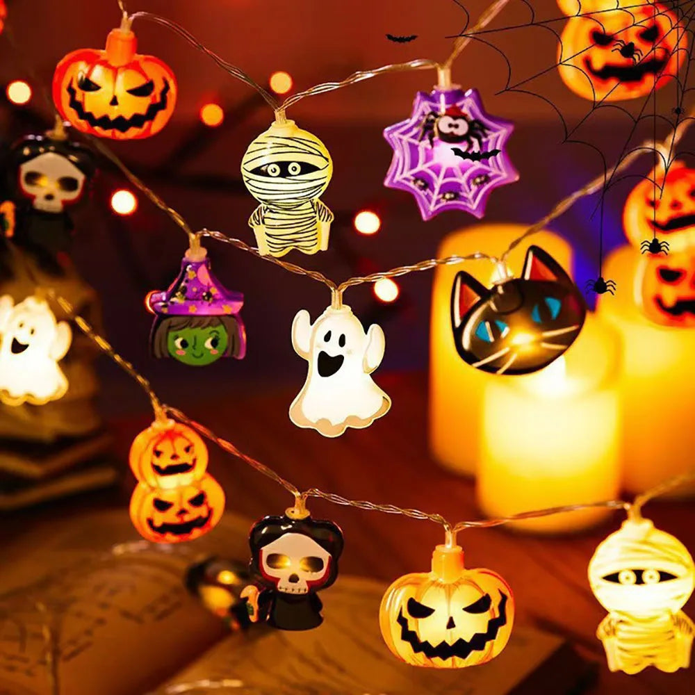 Pumpkin & Ghost Lantern Lights