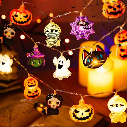 Pumpkin & Ghost Lantern Lights