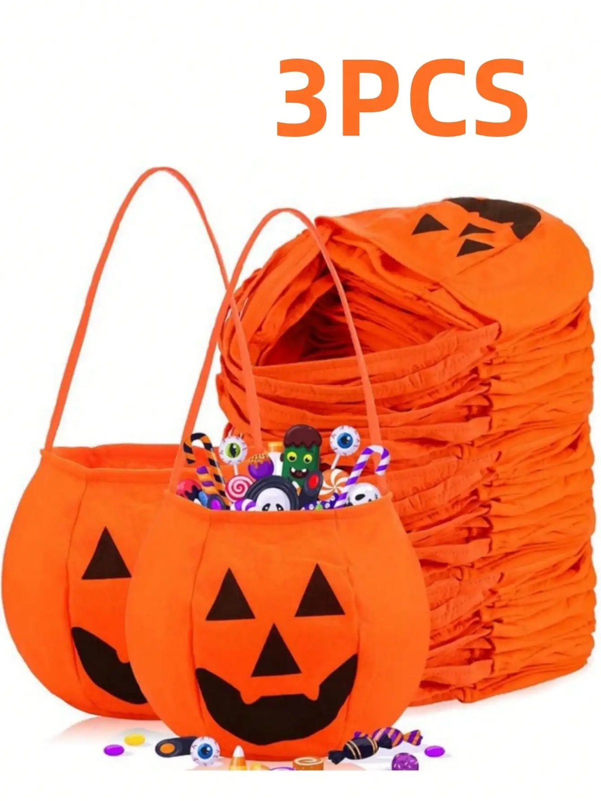 Jack-o'-Lantern Candy Bags