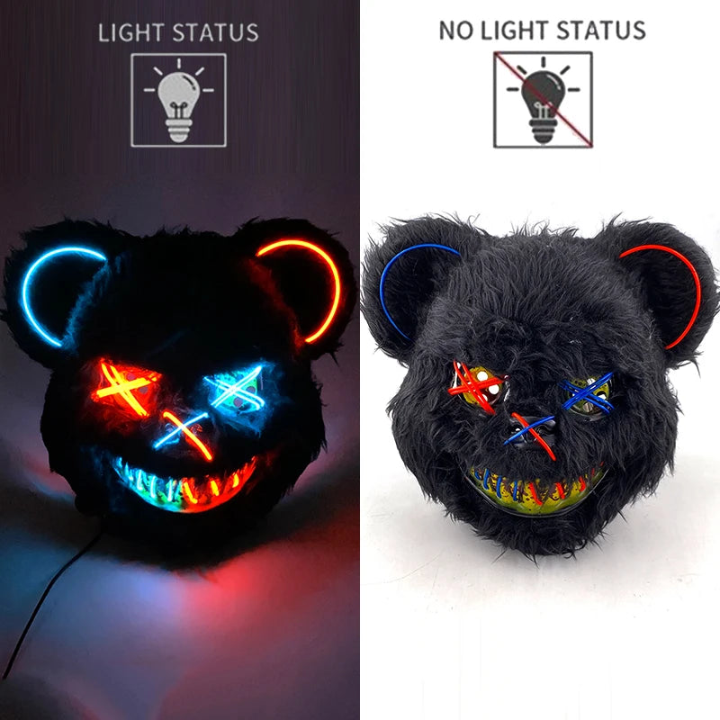 Bloody Bunny & Bear LED Mask
